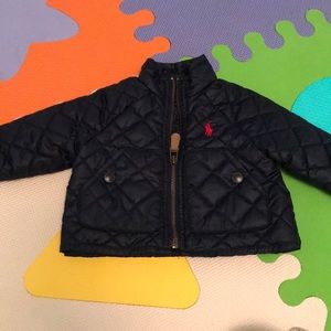 Navy Infant Polo Jacket
